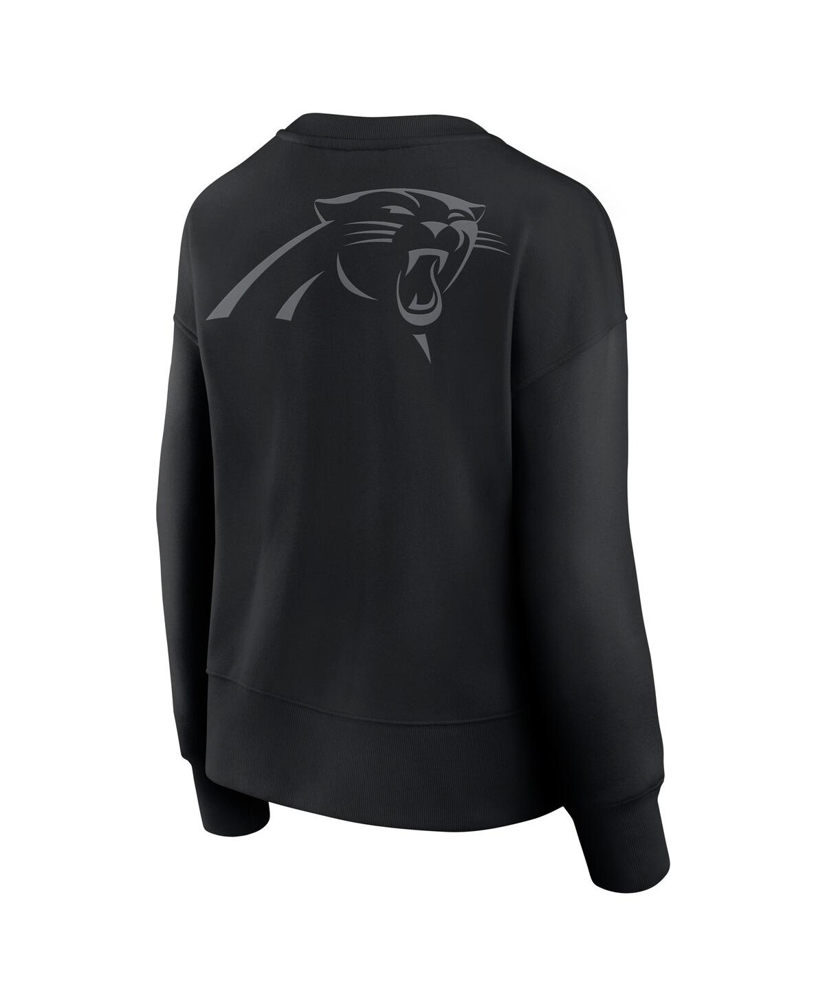 FANATICS WOMEN'S BLACK CAROLINA PANTHERS ELEMENTS PULLOVER SWEATSHIRT 