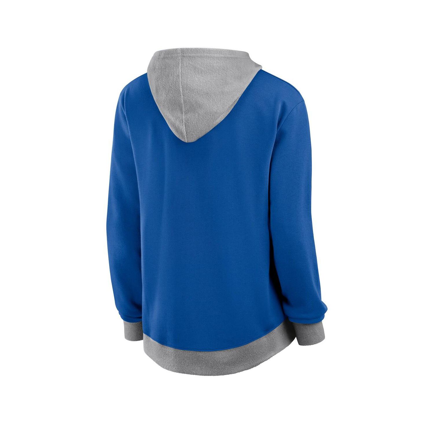 Women's Blue St. Louis Blues Hit It French Terry Full-Zip Hoodie