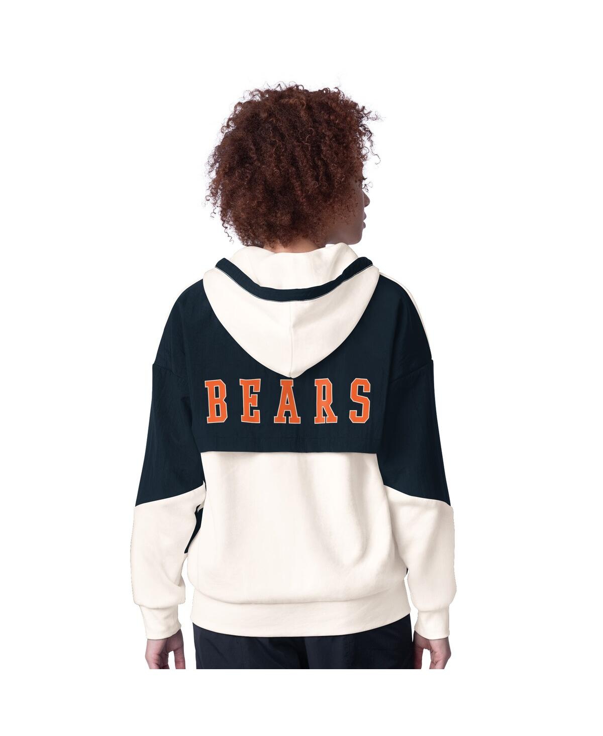 Shop Starter Women's White Chicago Bears Scrimmage Full-zip Hoodie