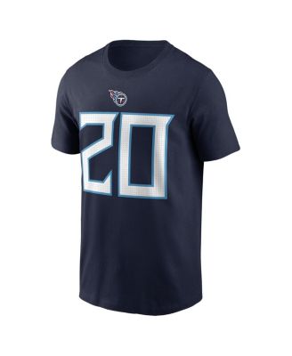 Men's Tony Pollard Navy Tennessee Titans Player Name Number T-Shirt