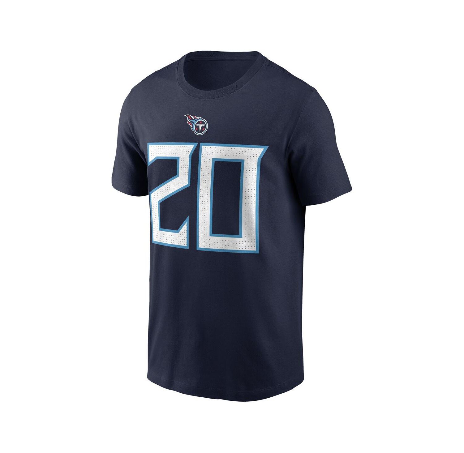 Men's Tony Pollard Navy Tennessee Titans Player Name & Number T-Shirt