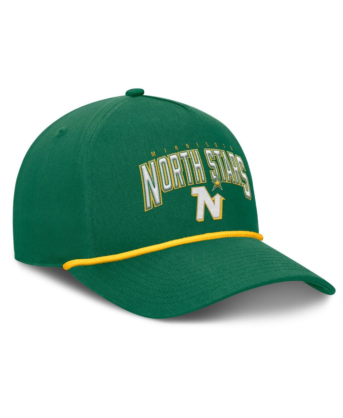 Fanatics Men's Kelly Green Minnesota North Stars Decades Collection A-frame Rope Adjustable Hat In Kelly Green