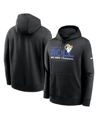 Nike - Men's Black Los Angeles Rams 2024 NFC West Division Champions Locker Room Trophy Collection Pullover Hoodie