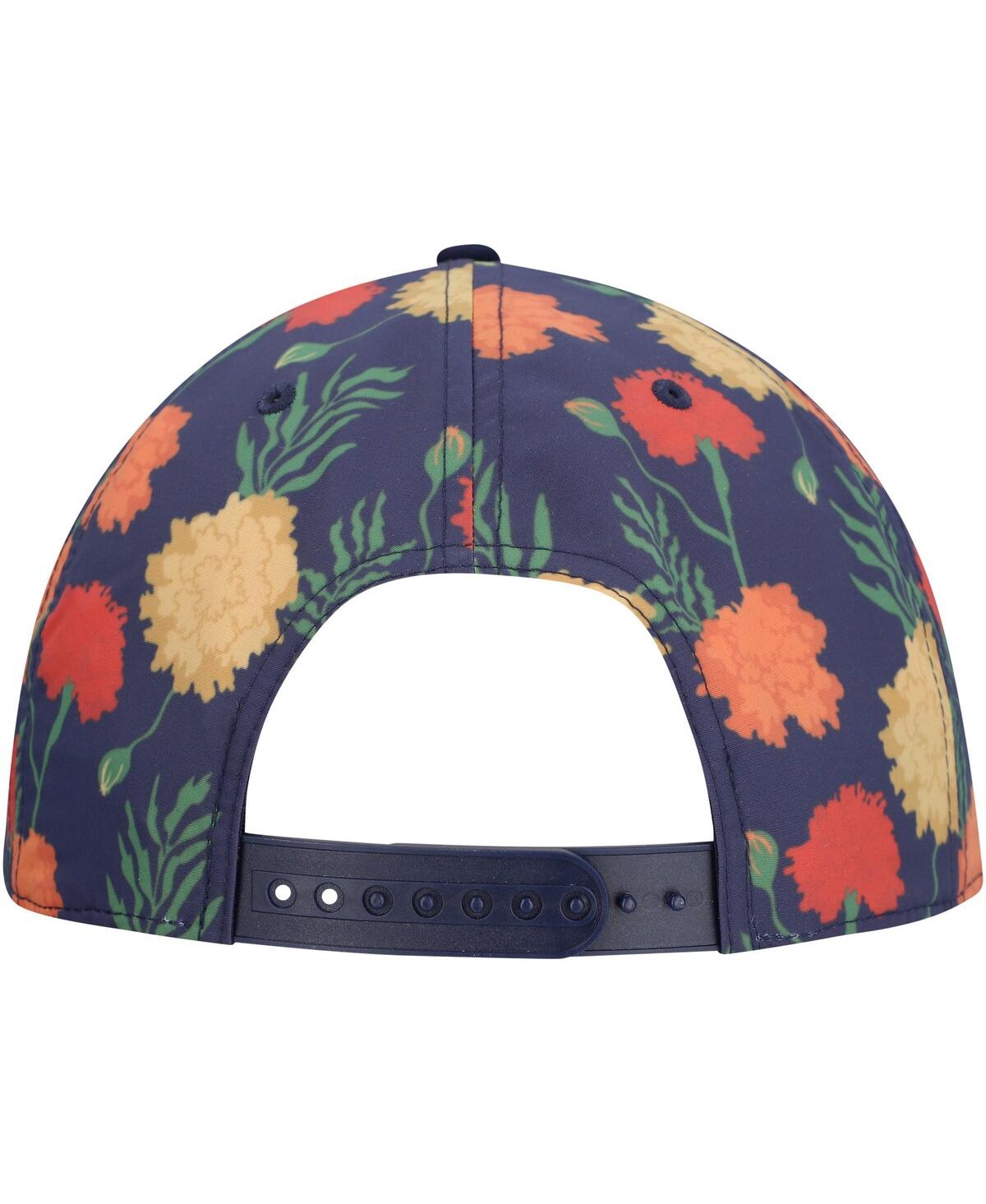 Lids Men's Navy Modelo Beer Rope Floral Golfer Adjustable Hat In Navy