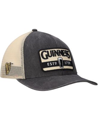 Lids - Men's Black Guinness Trucker Adjustable Hat