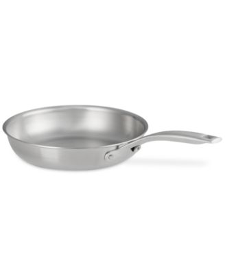Essential Stainless Steel Shallow Round Frying Pan, 9.5"
