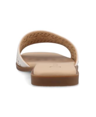 Women's Brodie Perforated Slide Flat Sandals