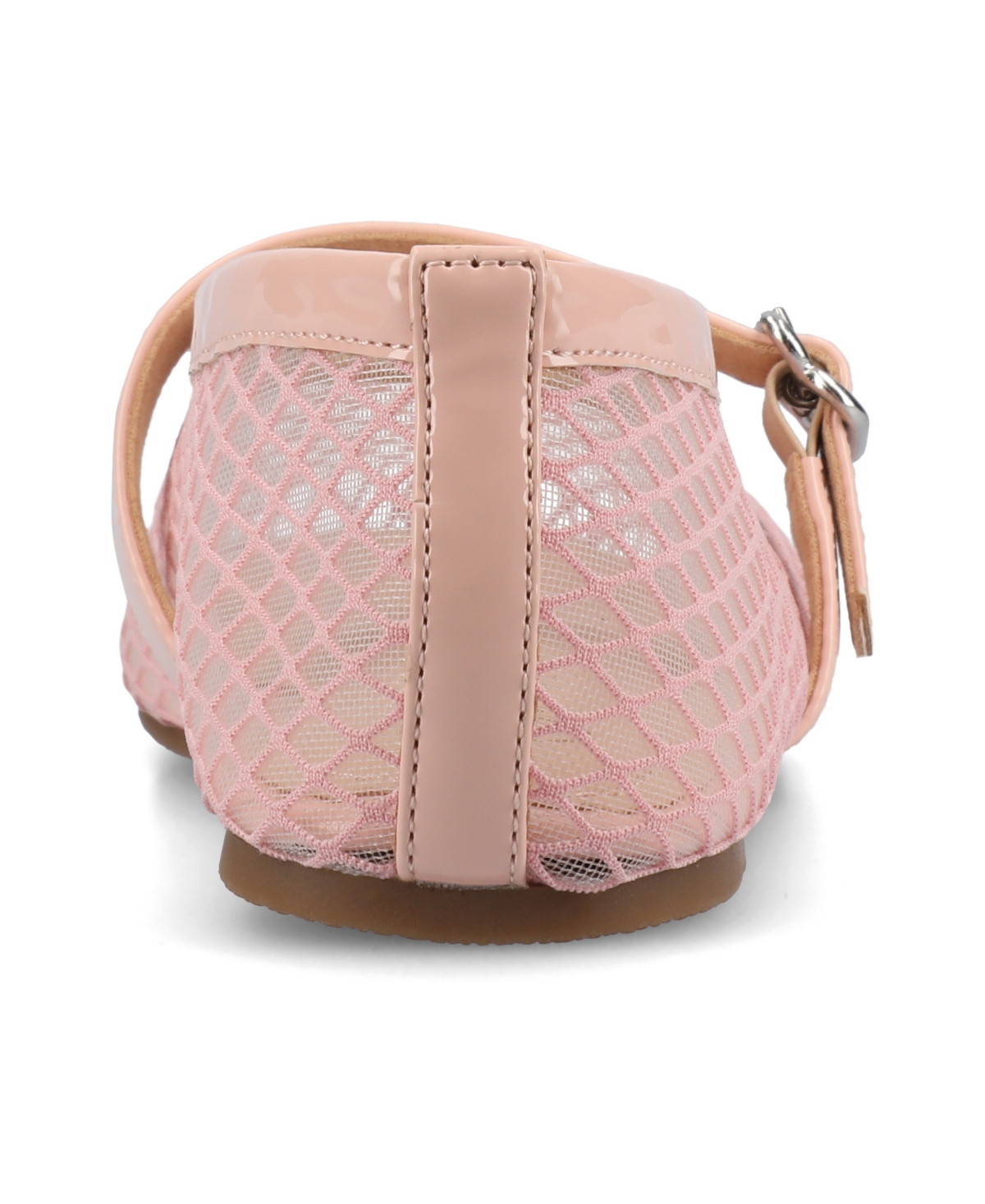 Journee Collection Casha Mesh Mary Jane Flat In Pink