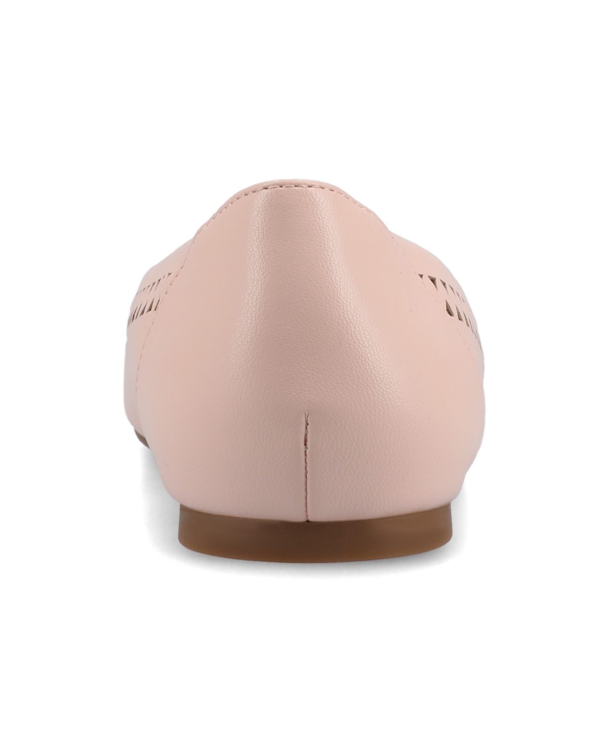 Shop Journee Collection Women's Kamrah Perforated Ballet Flats In Pink