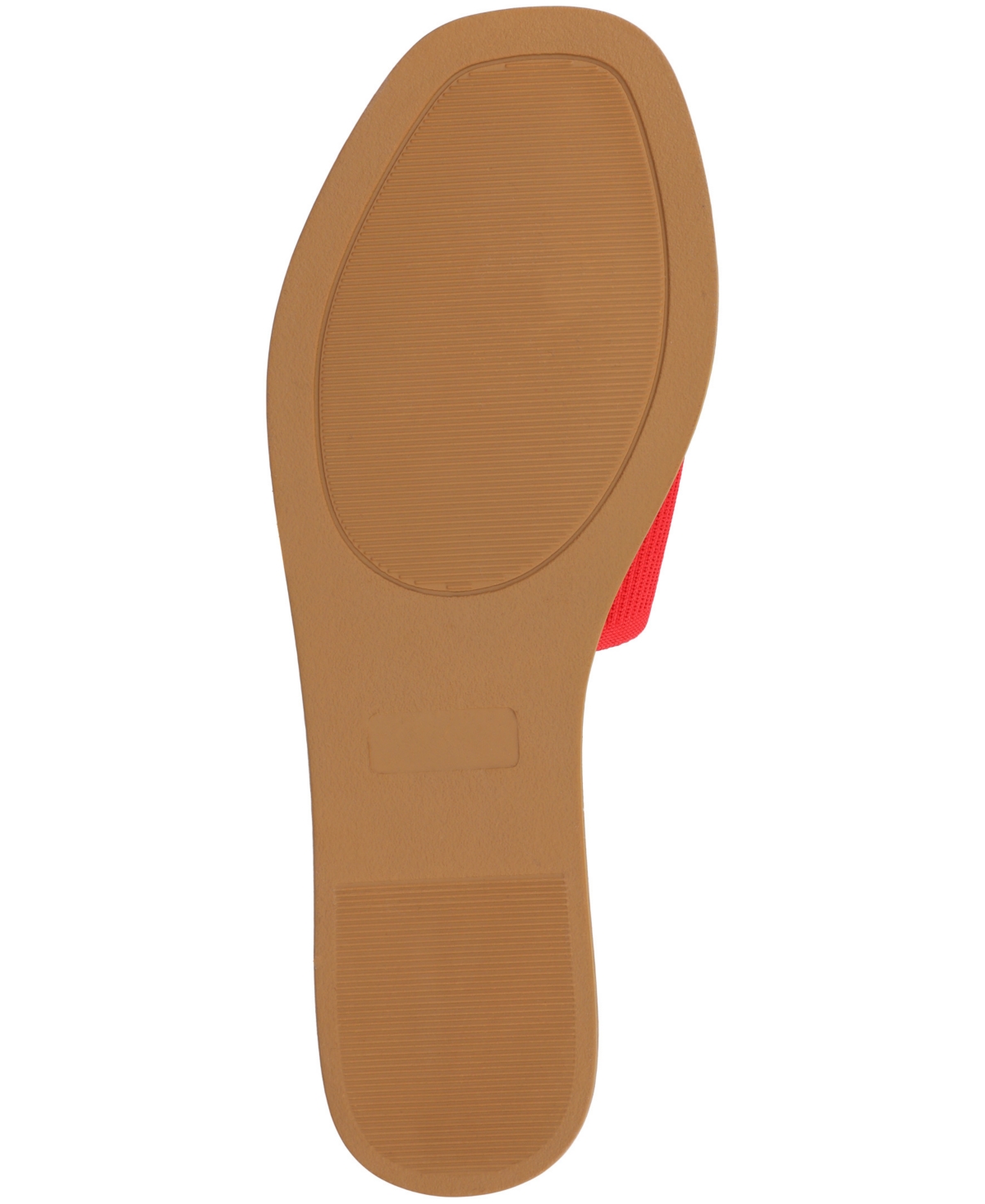 Journee Collection Women's Prisilla Single Band Slide Flat Sandals In Red