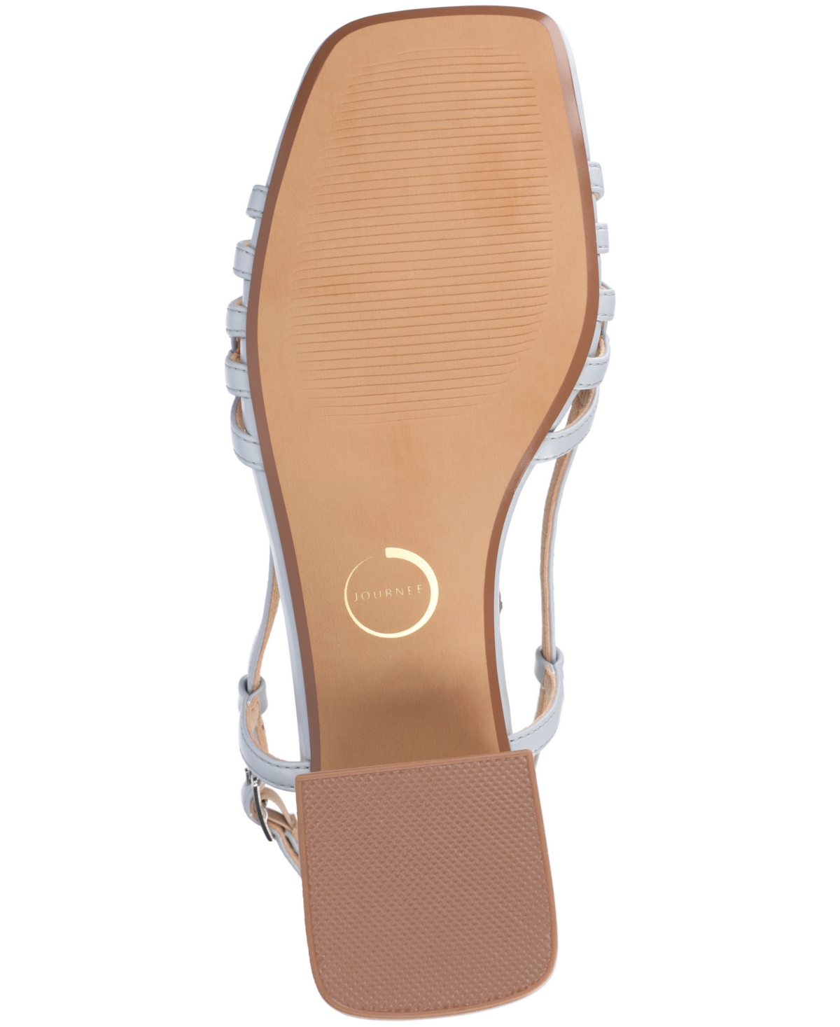 Shop Journee Collection Women's Shayana Slingback Block Heel Sandals In Blue