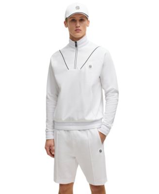 Hugo Boss - BOSS by  Men’s Monogram Zip-Neck Sweatshirt
