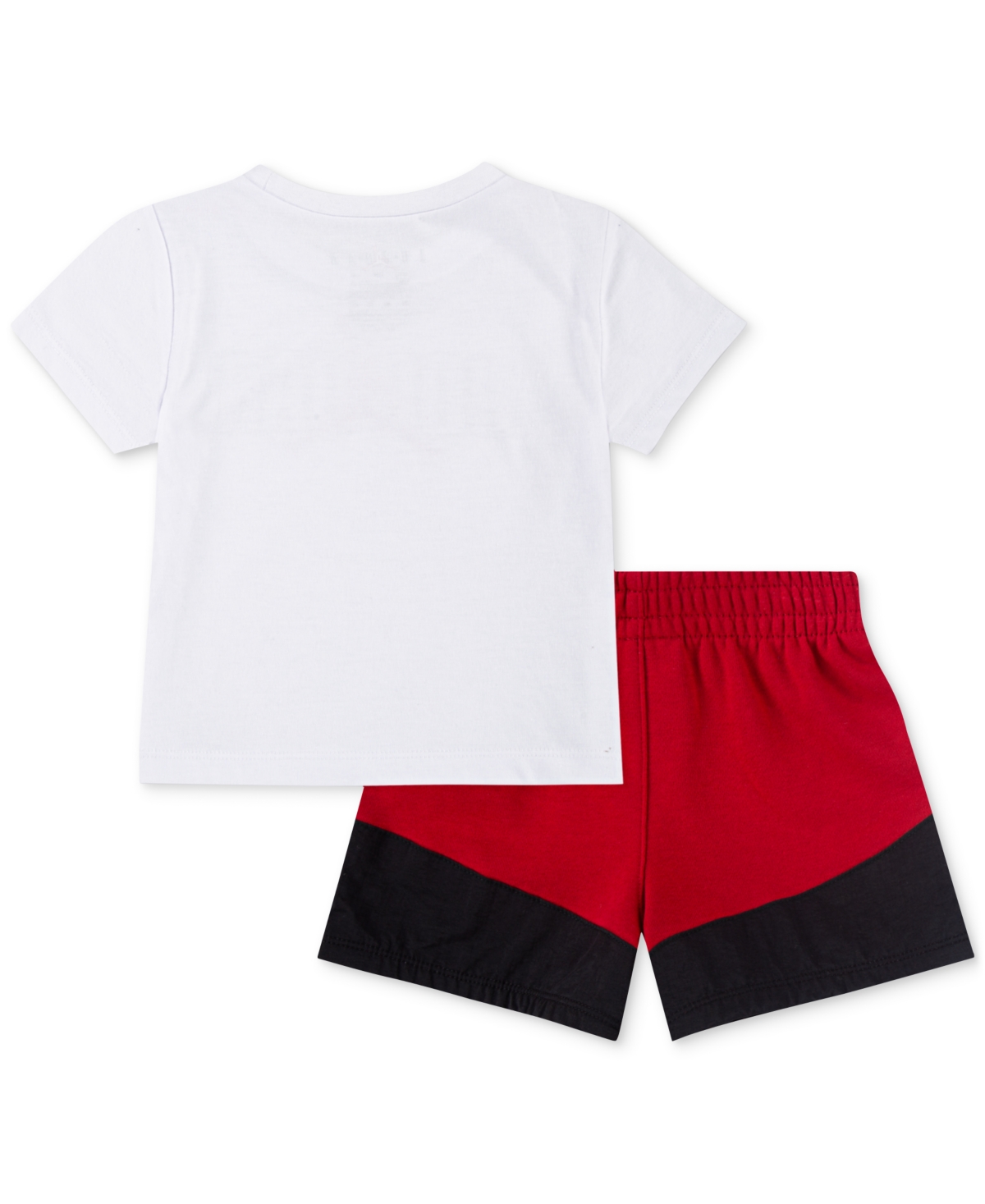 Jordan Baby Stacked Mixed T-shirt & Shorts, 2 Piece Set In Gym Red