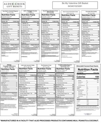 Be My Valentine Gift Basket, 12 Items