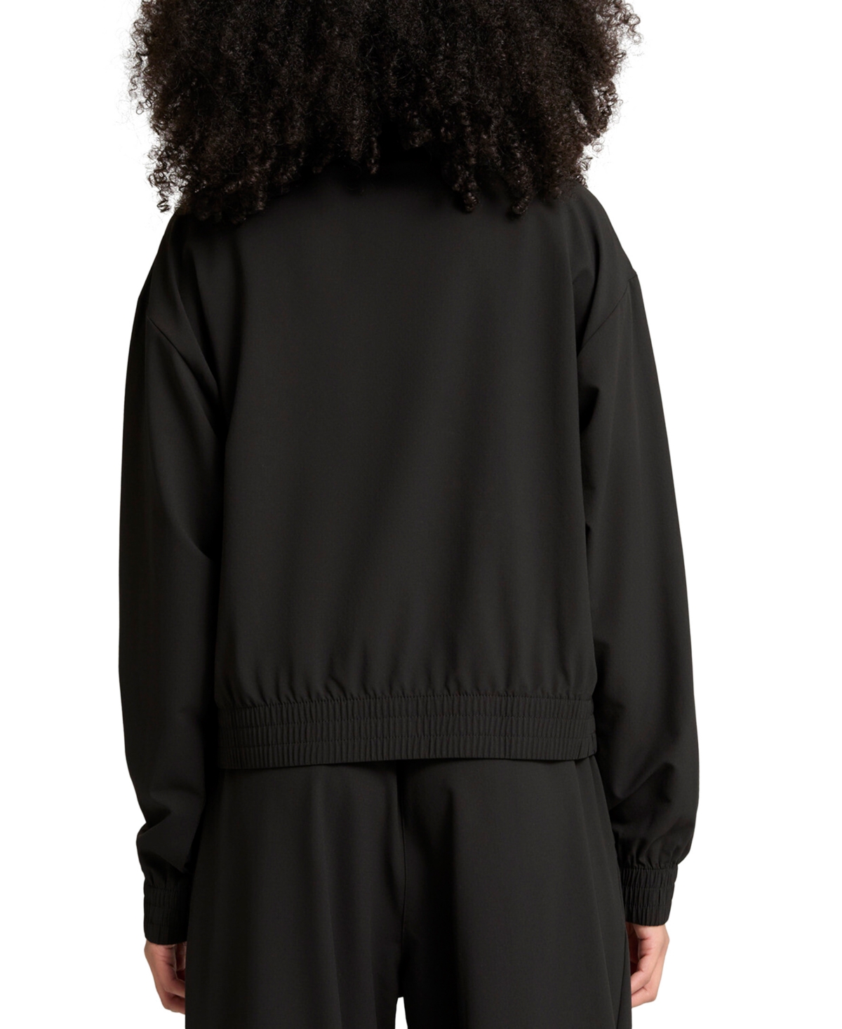 Puma Women's Essential Ripstop Snap-placket Jacket In  Black