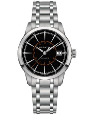 Hamilton - Men's Swiss Automatic Railroad Auto Stainless Steel Bracelet Watch 40mm H40555131