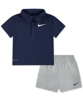 Nike - Baby Dri-FIT Polo Shirt & Shorts, 2 Piece Set