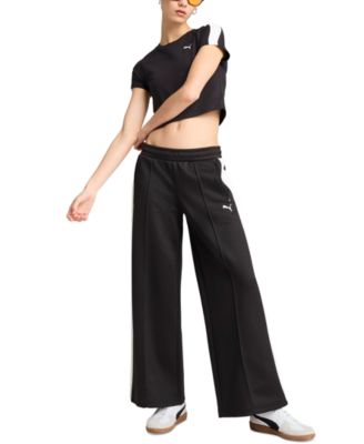 Women's T7 Stripe Crewneck Cropped Baby T-Shirt