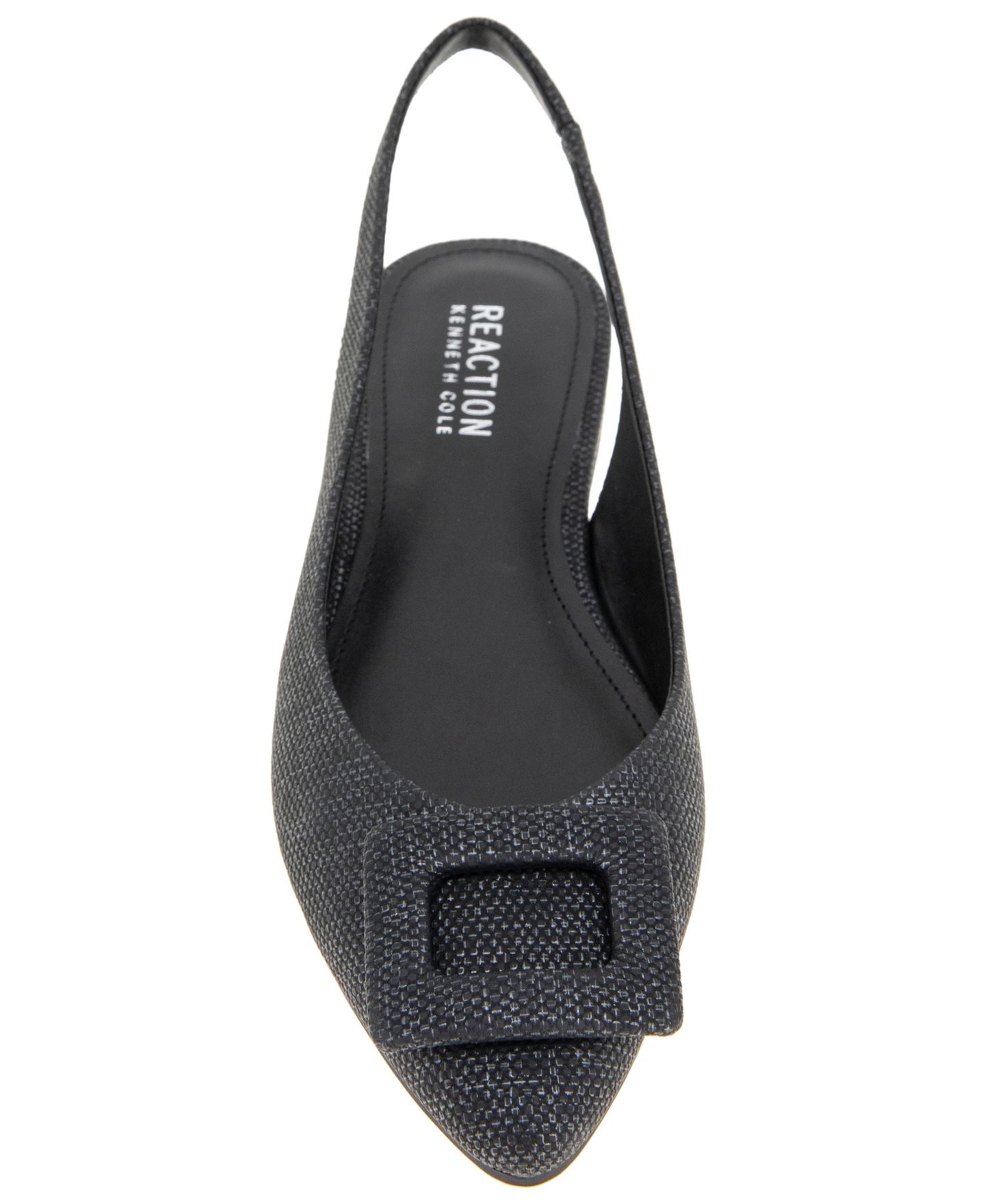 Женские балетки Kenneth Cole Reaction 's Linton Buckle Wedge Flats, цвет: Чёрный — фото 7