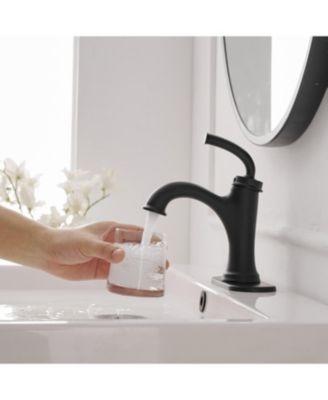 8&amp;#x22; Widespread Double Handle Faucet with Metal Drain, Water-Saving Design Bathroom Faucet