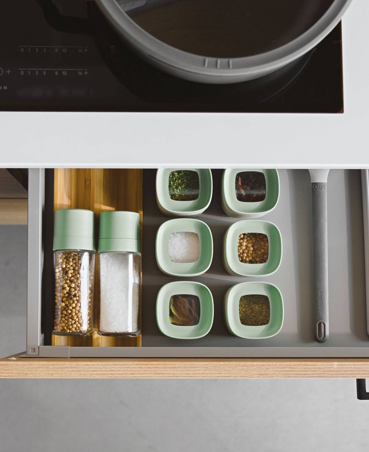 Berghoff Leo 8pc Recycled Stackable Food Container Set In Multicolor