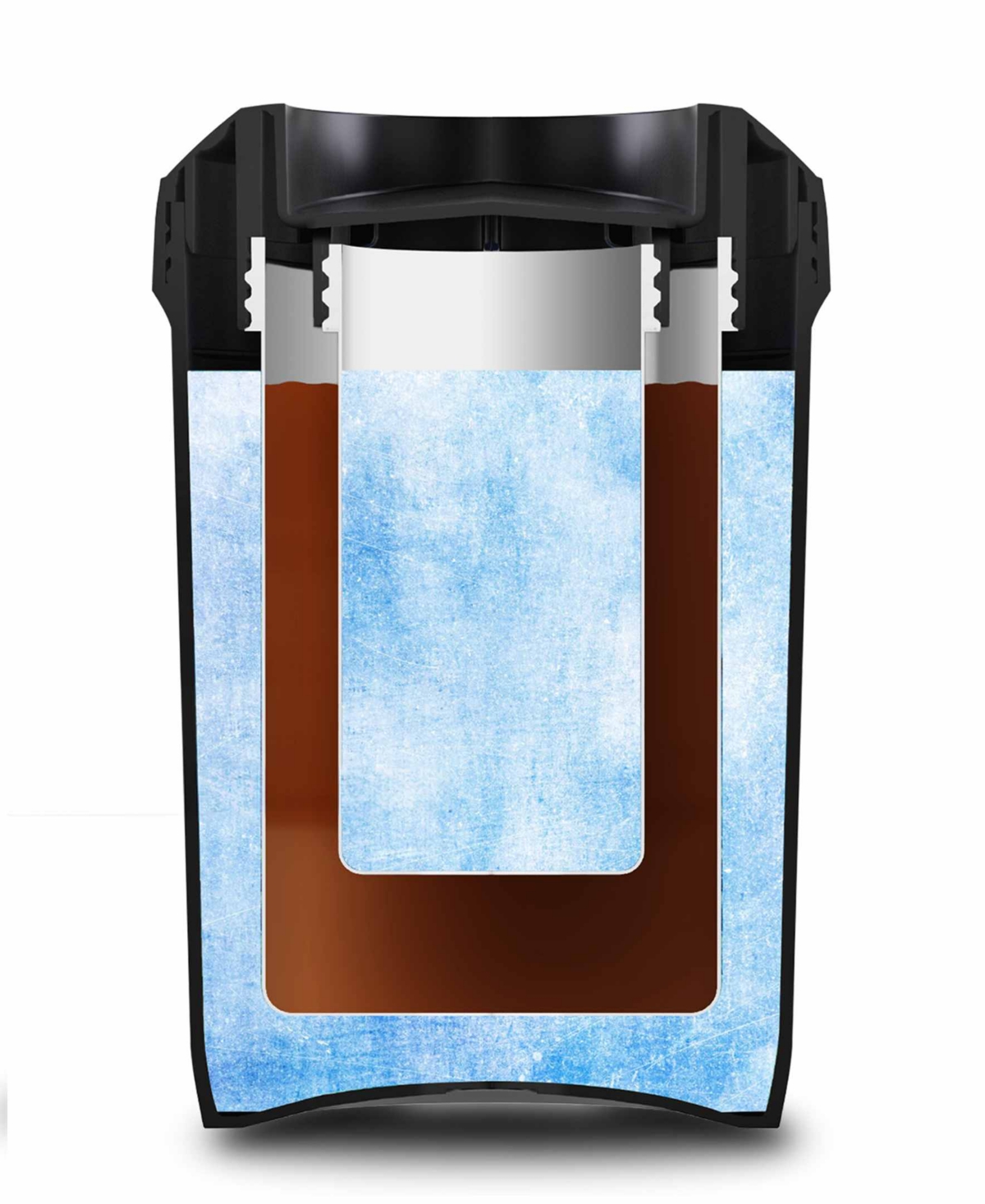Hyperchiller 12.5 Oz. Beverage Cooler In Black