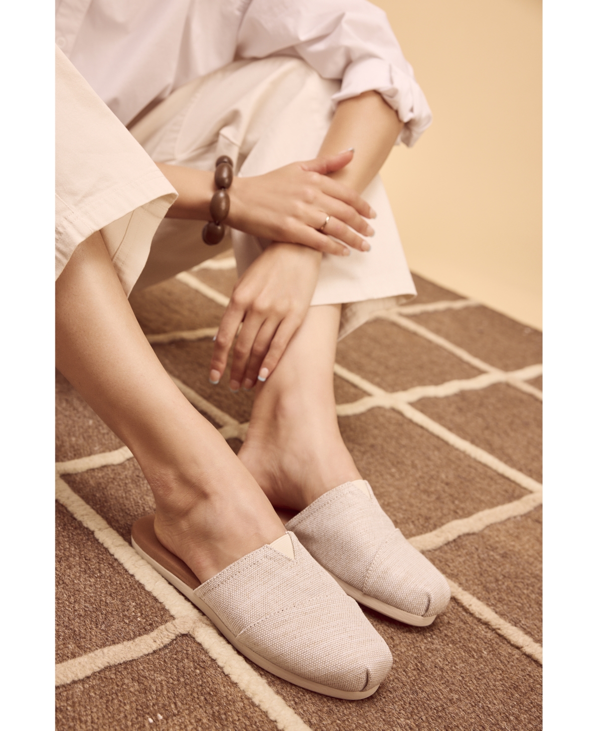 Shop Toms Women's Alpargata Espadrille Slip-on Mules In Natural Yarn Dye