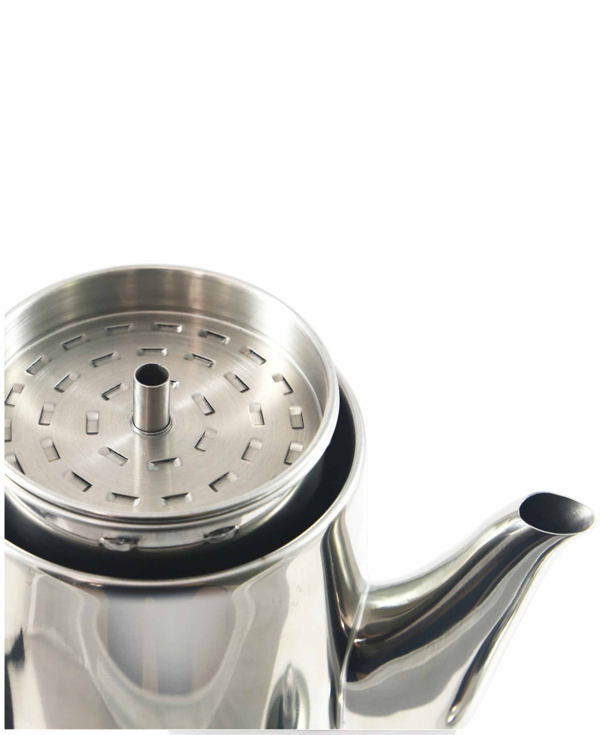 Elite Cuisine 12 Cup Stainless Steel Percolator In Stainless Steel