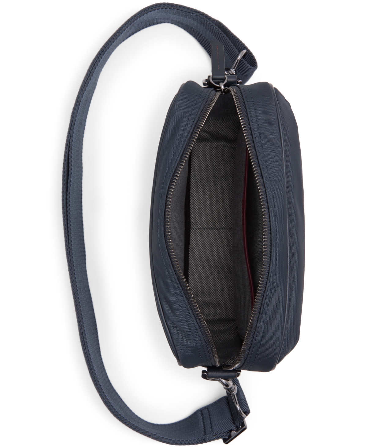 Ted Baker Roman Top Zipper Crossbody In Navy
