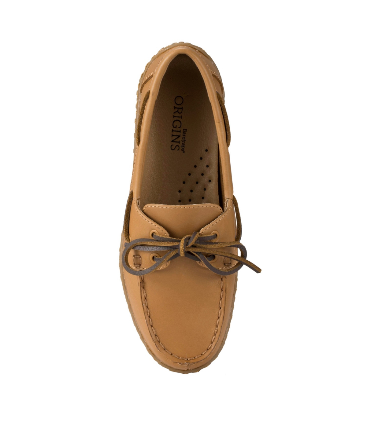 Baretraps Women's Origins Beverlie Slip-on Boat Shoes In Tan Leather