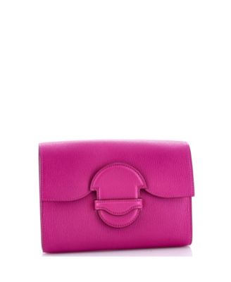 Pre-Owned Hermes  1938 Clutch Chevre Mysore
