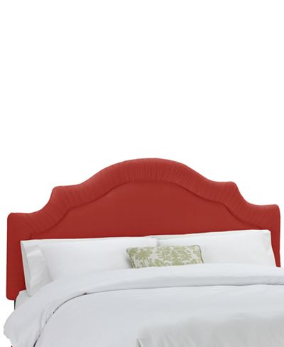 Jace Full Shirred Notch Headboard, Direct Ship