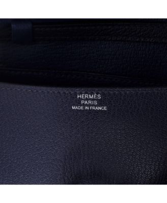 Pre-Owned Hermes  Chaine d'Ancre Compact Wallet on Strap Chevre Mysore