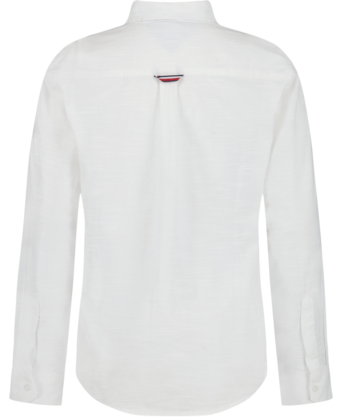 Tommy Hilfiger Big Boys Textured Long Sleeve Shirt In Ecru