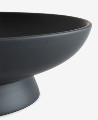Matte Black Low Bowl, Exclusively at Macy's
