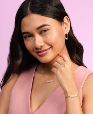 Cultivated Pearls and Beads Gold Tone Bracelet