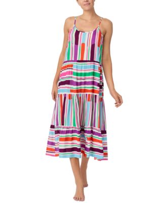 Sanctuary - Women's Printed Tiered Midi Nightgown