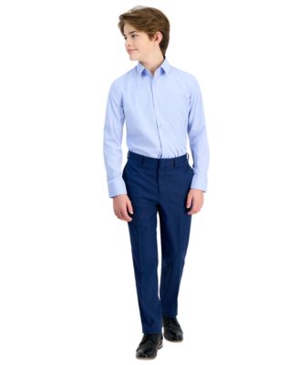B By Brooks Brothers - Big Boys Sharkskin Dress Pants