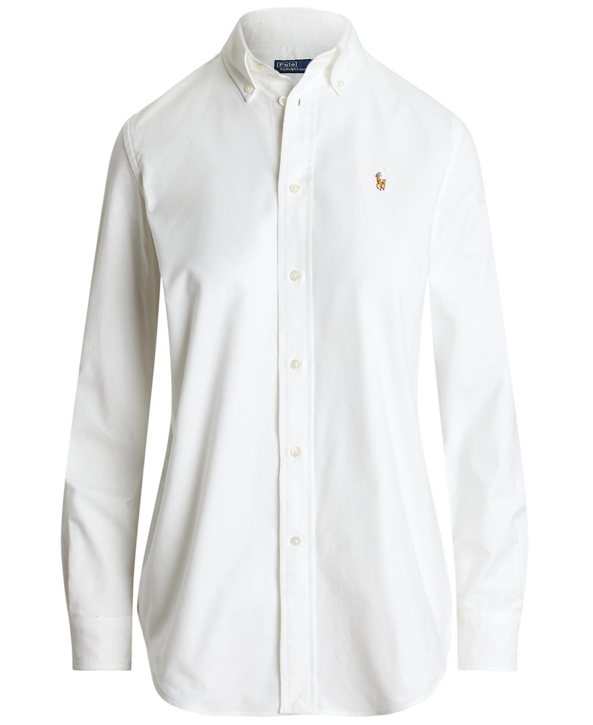 POLO RALPH LAUREN WOMEN'S STRETCH SLIM FIT OXFORD SHIRT 