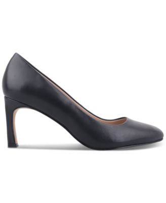 Women's Verronica Almond Toe Leather Pumps, Created for Macy's