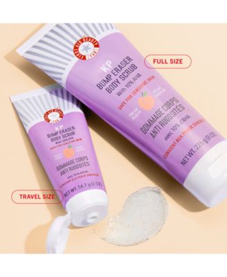 KP Bump Eraser Body Scrub With 10% AHA - Peach, 2 oz.