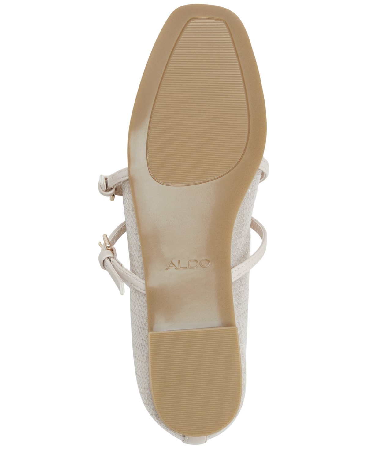 Shop Aldo Women's Amberlee Cross Strap Ballet Flats In Grey Mesh