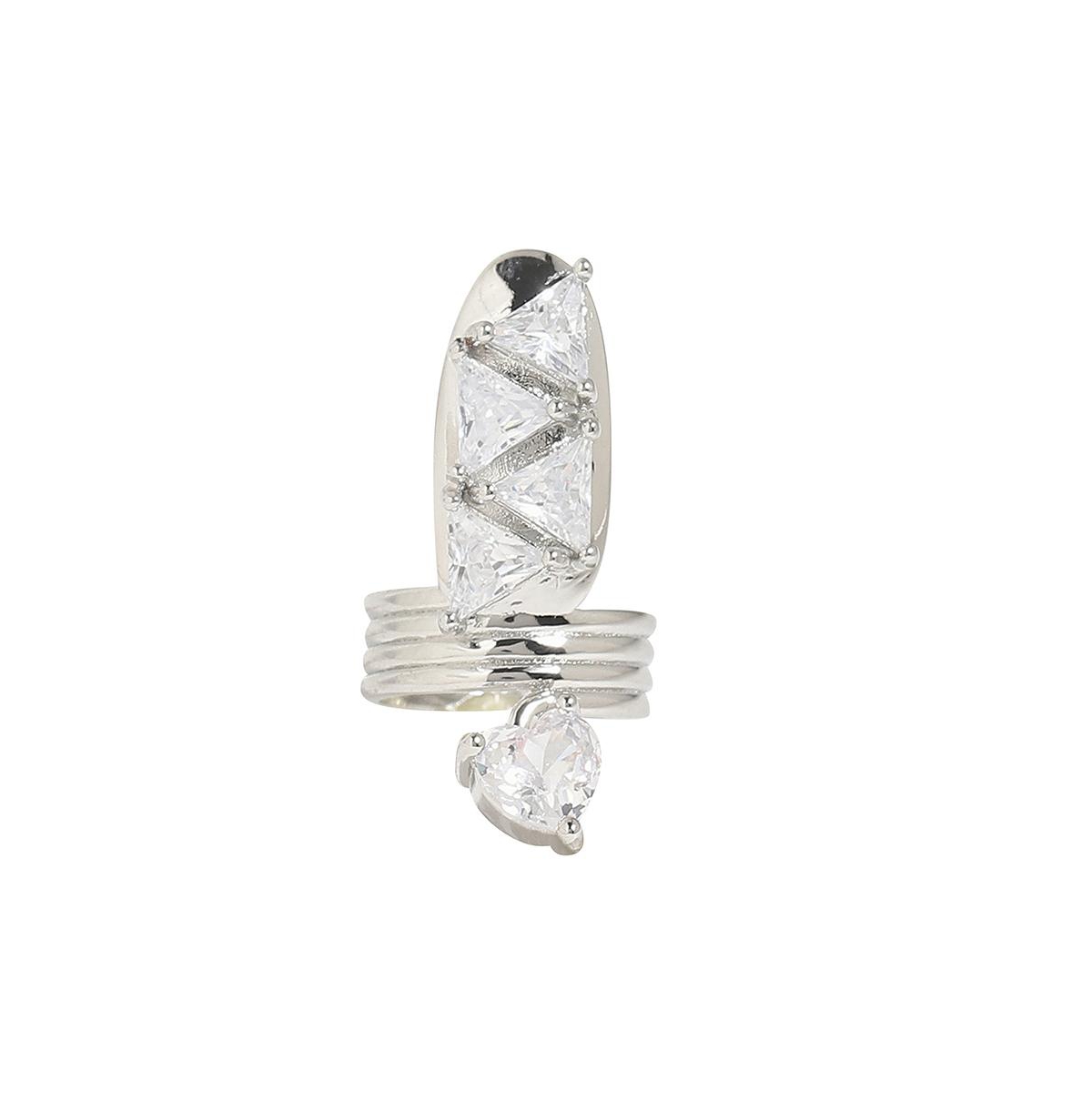 Opulent Nail Ring - Silver