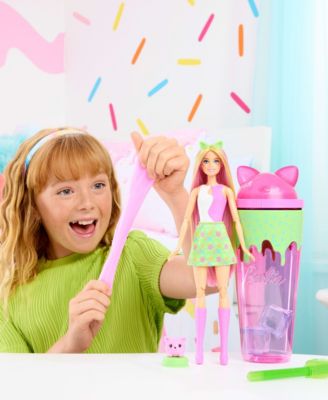 Pop Reveal Shakes Series Doll & Accessories Set, Scented Cute Kitten Fashion Doll