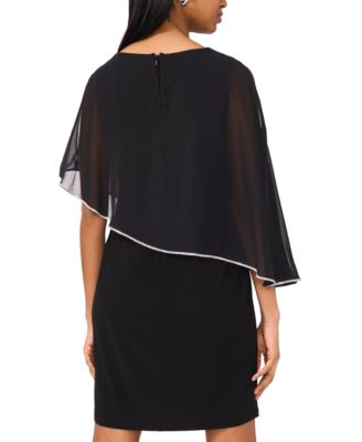 Petite Capelet Shift Dress