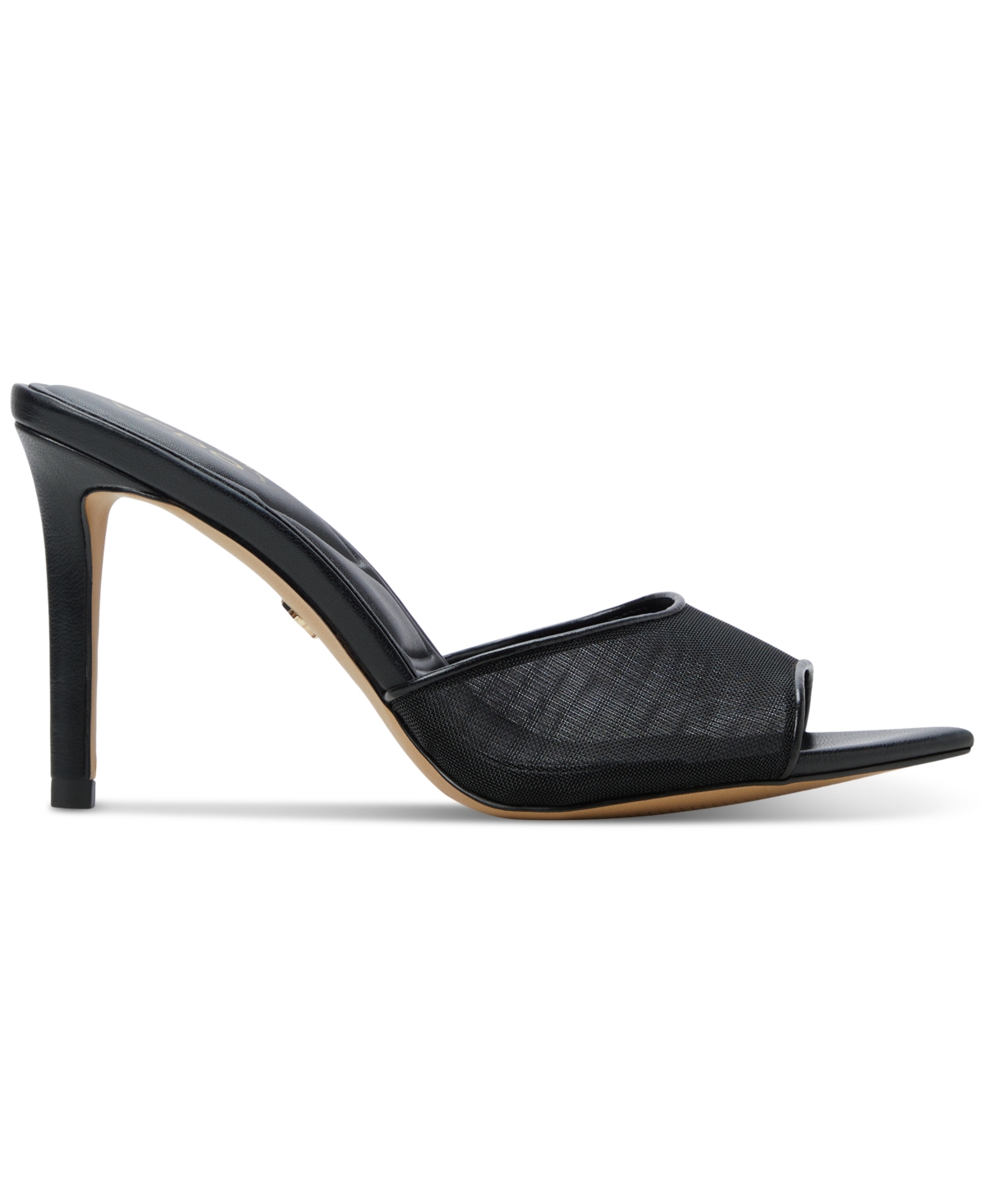 Shop Aldo Women's Anyabrilden Slip-on Dress Sandals In Black Mesh