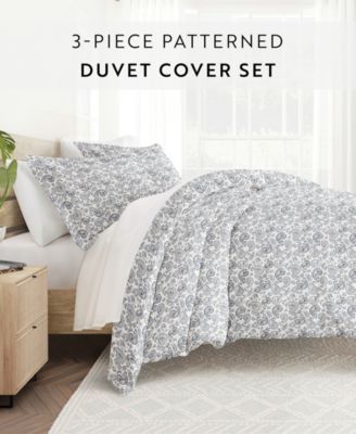 Tranquil Sleep Patterned Duvet Cover Set, King/California King
