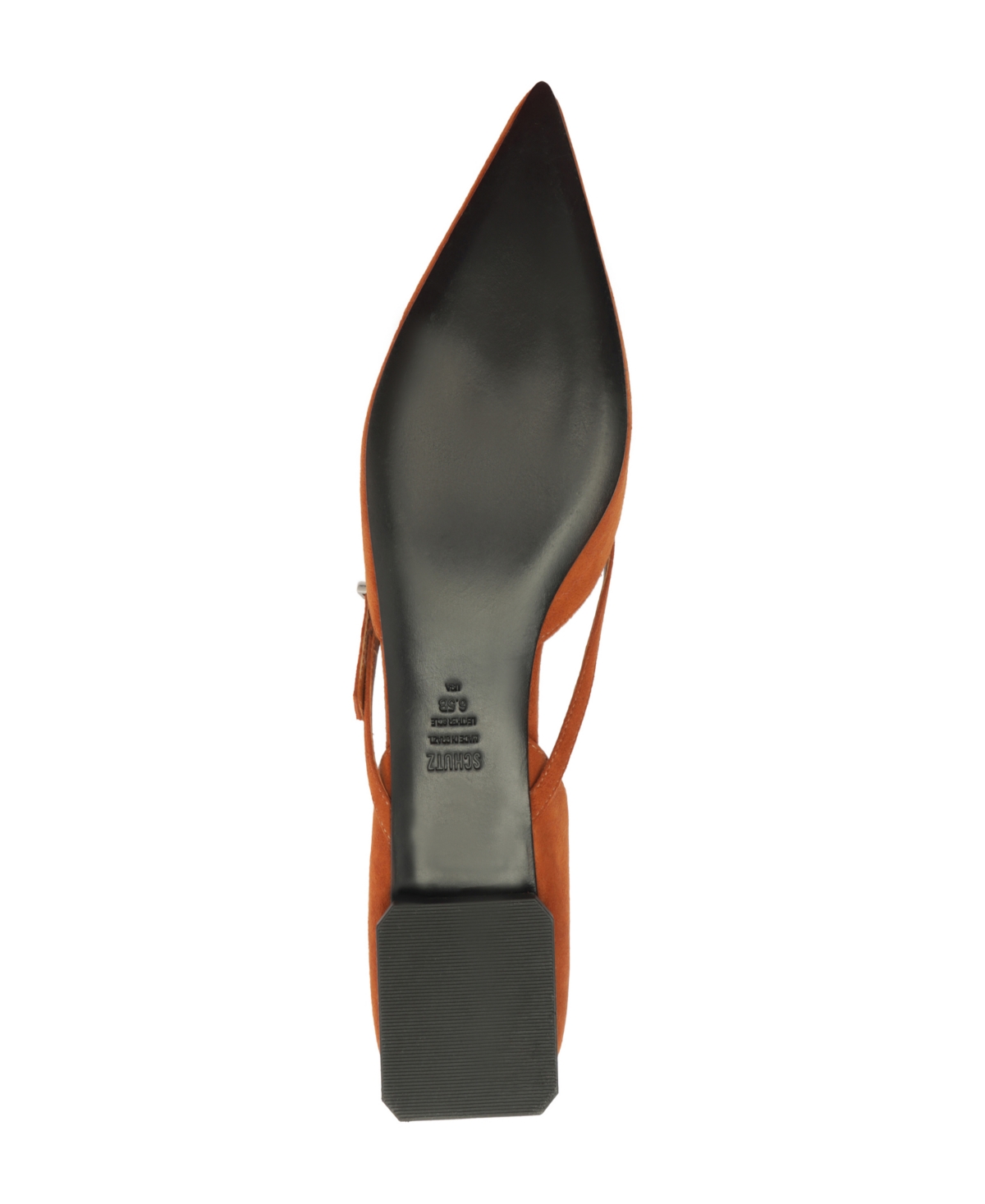 SCHUTZ WOMEN'S RUE BUCKLE POINTED TOE FLATS 