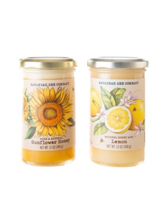 Sunflower and Lemon Whipped Honey Gift Set, 12oz