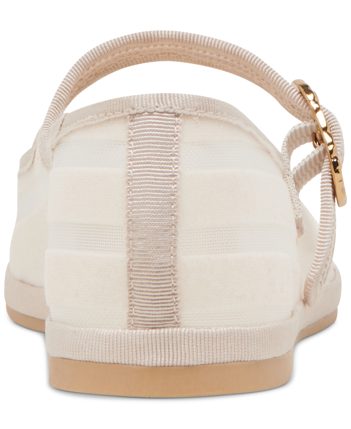 Dolce Vita Tameka Mesh Mary Jane Flat In Bone Stripe Mesh